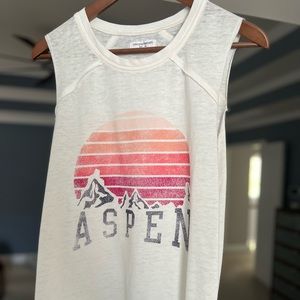 Women’s Meduim Aspen Ski Resort Tank Sheer Grayson Threads